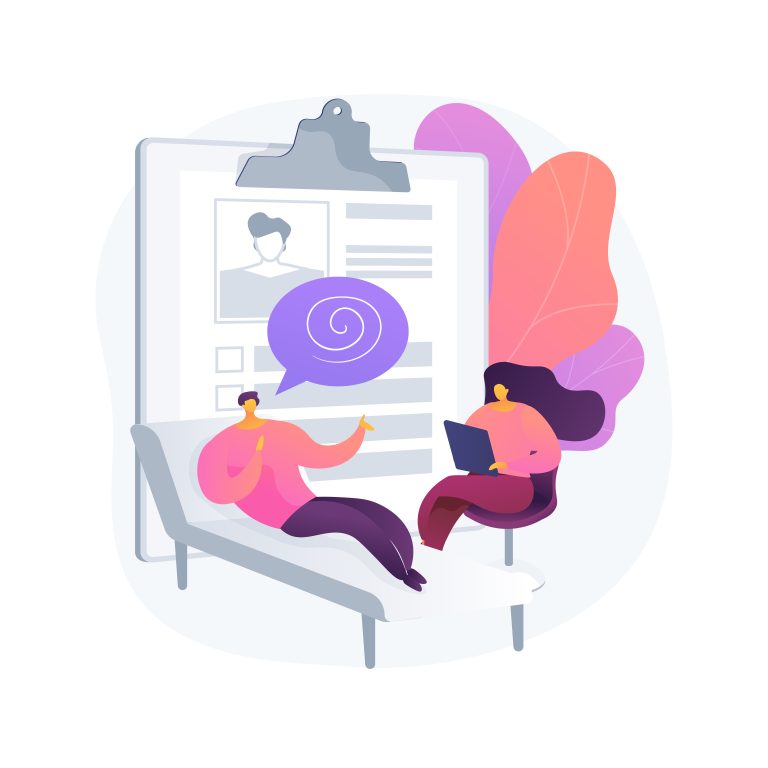 Psychologist service abstract concept vector illustration